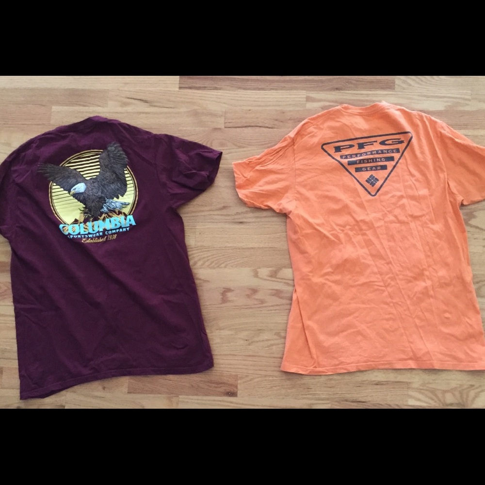 Set of Columbia shirts